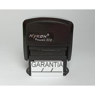 Imagem de Carimbo automático c/ a palavra GARANTIA   C 3,7cm x 1,3cm - Nykon