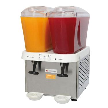 Imagem de Refresqueira de Sucos com 2 Tanques Rv216 16L Inox 110V Metalúrgica Venâncio