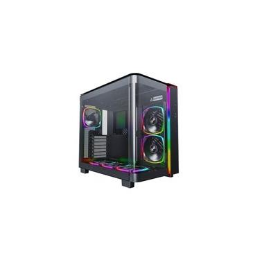 Imagem de Gabinete Gamer Montech King 95 Pro, Mid-Tower, Vidro Duplo Temperado, Com 6X Fans, Preto - KING95PBK
