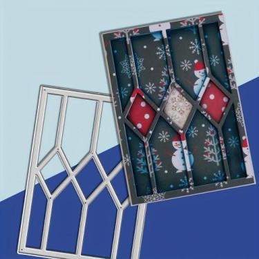 Imagem de Matriz de corte metálica geométrica Lapoo 14 x 10 cm diamante