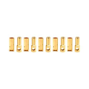 Imagem de Conector De Bateria RC Banhado a Ouro Unissex 2mm-8mm Plugue Banana Ti