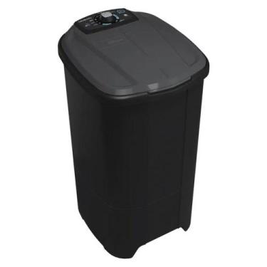 Imagem de Tanquinho Newmaq 10kg Semiautomático com Big Dispenser, Preto, 110V