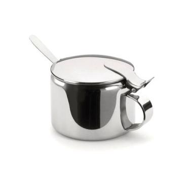 Imagem de Açucareiro em inox com colher 250 g - Forma, CINZA