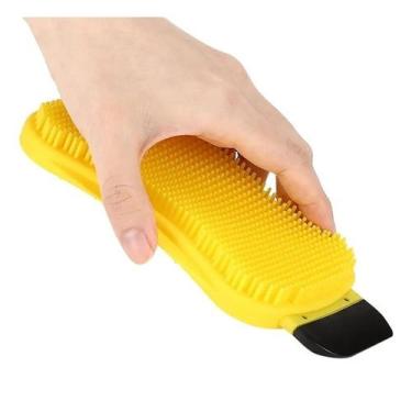 Imagem de Super Esponja Silicone Lava Louça Dispenser Detergente 3em 1 - genéric