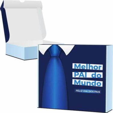 Imagem de 25 Mini Caixa Presente Dia Dos Pais Embalagem Doce Lembrança - NoBrand