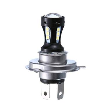 Imagem de Domary Farol de alto-baixo LED para motocicleta H4 3030 Lâmpada de farol alto 6500K 12-24v