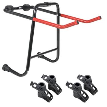 Imagem de Suporte Veicular Compacto para 2 Bicicletas Transbike Mini + 2 Pares de Abraçadeiras Altmayer