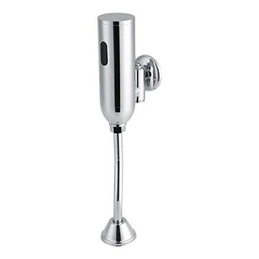 Imagem de Válvula de descarga de mictório com sensor automático, latão montado na parede banheiro sensor automático infravermelho inteligente válvula de descarga para mictório