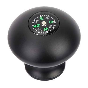 Imagem de Tripé Monopé Bola Cabeça Alça Alça Alça Pegada, Universal Trekking Pole Stick Monopod Cabeça Grip Knob com Bússola para Atividades ao Ar Livre, Caminhadas, Acampamento etc