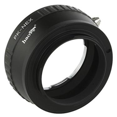 Imagem de Adaptador de montagem de lente Haoge para Pentax K PK para Sony E Mount NEX Camera a3000 a3500 a5000 a5100 a6000 a6400 a6500 A7 A7R A7S A7II A7RII A7SII A7III A7RIII A9 VG10 VG20 VG30 VG900 FS7 FS5