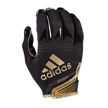 Imagem de adidas Adizero 12 Football Receiver Gloves, Black/Metallic Gold, 2X-Large