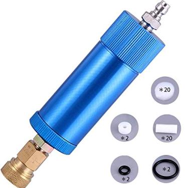Imagem de Filtro de ar para bomba de ar de alta pressão PCP Creation Core com filtro de óleo de água com conexão rápida fêmea e macho para bomba de compressor de ar de alta pressão 30 Mpa, 81220GJYCCFLQ1-1, Azul