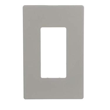 Imagem de EATON Wiring PJS26SG-SP-L Designer 1-Gang Placa de parede sem parafusos, granito prateado