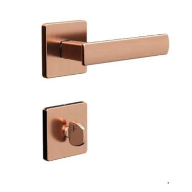 Imagem de Fechadura Manual Porta Madeira Quadrada para escritórios