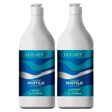 Imagem de Lowell Kit Extrato De Mirtilo 1L  Shampoo + Condicionador
