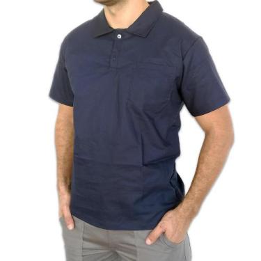 Imagem de Camisa Polo  1 Bolso Azul Marinho - Equivale