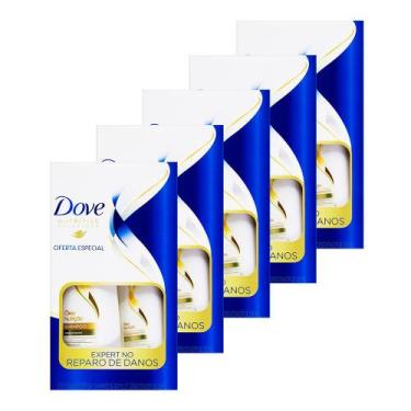 Imagem de Kit 5 Und Shampoo 400ml+Condicionador 200ml Dove Therapy Óleo Nutrição