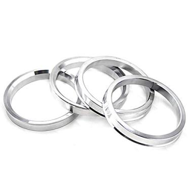 Imagem de DCVAMOUS Anéis Centrícos de Alumínio de Liga 78.1 a 71,5, Conjunto de 4 – O desempenho Spigot Hubring serve para cubo de veículo de 71,5 mm e furo central de rodas de 78,1 mm compatível com Jeep Wrangler Dodge
