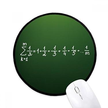 Imagem de DIYthinker Math Kowledge Formula Mouse Pad Desktop Office Tapete redondo para computador