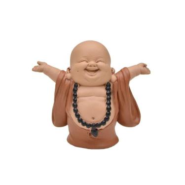 Imagem de Artigo de Decoração Mini Monge do Abraço 12cm BW44435-3A