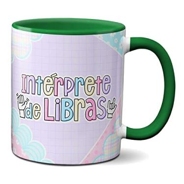 Imagem de Caneca Intérprete De Libras Linguagem De Sinais Presente (Verde)
