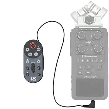 Imagem de JJC Comandante de controle remoto com fio H6 para Zoom H6 e H6 versão 2020 portátil gravador digital portátil prático substitui o controlador Zoom RCH-6 - Comprimento do cabo: Aproximadamente 1,4 m / 4,6 pés