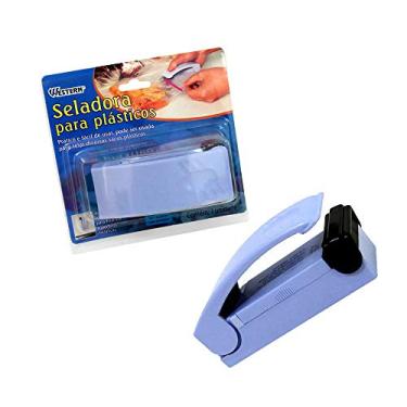 Imagem de Mini Selador De Plásticos Portátil Embalagens Sacos Pacotes - Selador Mini
