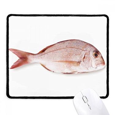 Imagem de Mousepad pequeno Ocean Fish rosa fresco borda costurada tapete de borracha para jogos