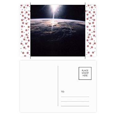 Imagem de Cartão postal de natal aéreo estrela misteriosa universo natal celebração cartão postal bênção