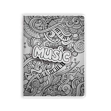 Imagem de Caderno de pintura de violino Rock Music Winding Cover Diary Soft Cover