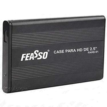 Imagem de Gaveta Ext.Usb Hd Nb 2.5'' Fahd-01 Sata Feasso Preto