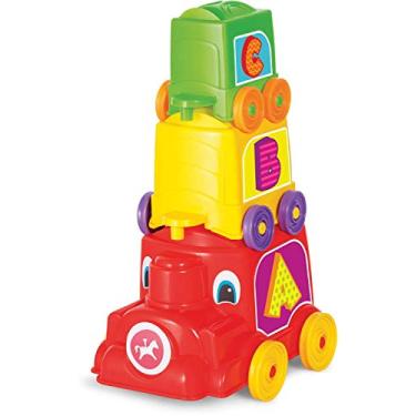 Imagem de Brinquedo Educativo Locomotiva Animada Calesita