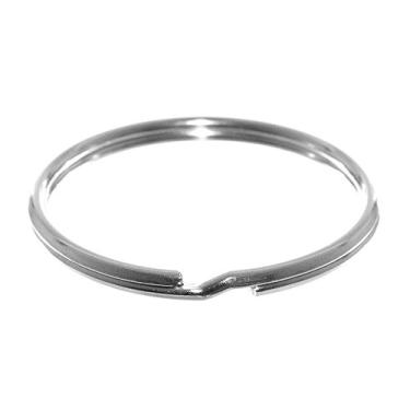 Imagem de Chaveiros divididos em metal com corda da costa oeste para organização de casa ou escritório – opções de tamanho – usos – Pacotes com 5, 10, 25, 50 e 100, 1 1/4 Inch, 10 Pack