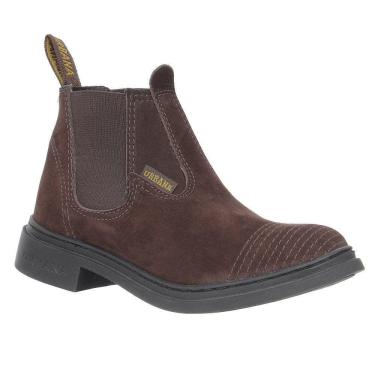 Imagem de Botina Masculina Marrom Bico Redondo Urbana Boots 28673