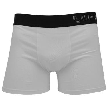 Imagem de Cueca Boxer Lupo Algodão Com Elastano Branca - Masculino