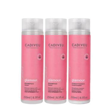 Imagem de Kit Cadiveu Profissional Essentials Glamour Shampoo Extra E Condiciona