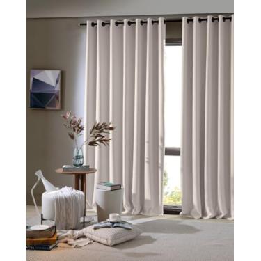 Imagem de Cortina Corta Luz de Tecido 5,40x2,80m Areia - Bella Janela