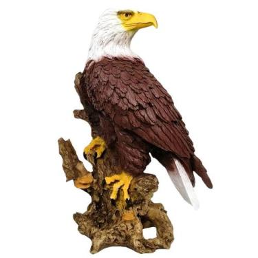 Imagem de Águia Americana Premium Decorativa Estátua Escultura Resina  - Finegoo