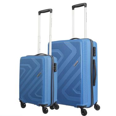 Imagem de Conjunto de Malas em Polipropileno American Tourister Camboriu Cadeado Tsa Rodas 360º 2 Pcs P/m Azul
