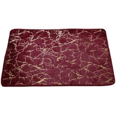 Imagem de Tapetes de áreaRetângulo tapete capacho tapete de banho varanda luxo sala de estar lavável quarto tapetes de cabeceira área tapete, vermelho, xl 60x120cm