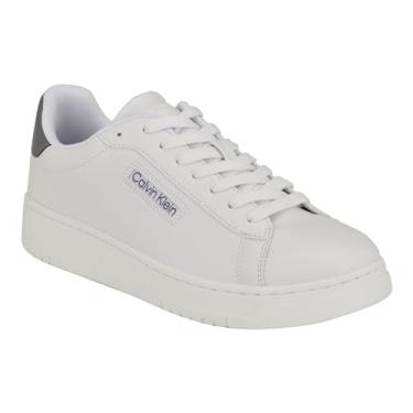 Imagem de Calvin Klein Tênis Horaldo masculino, Branco/Cinza, 7