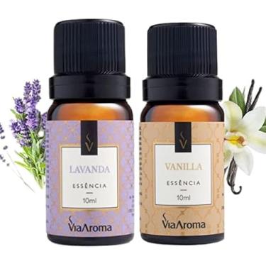 Imagem de Kit 2 Essências Lavanda e Vanilla Via Aroma Para Aromatizador Difusor Elétrico