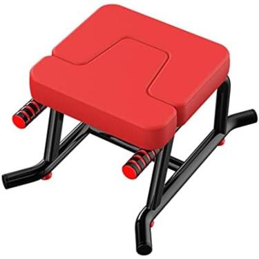 Imagem de Banco de inversão de yoga, cadeira de inversão doméstica, ombro de cabeça para baixo, equipamento fitness, vermelho, 61.5 * 48 * 35.5cm