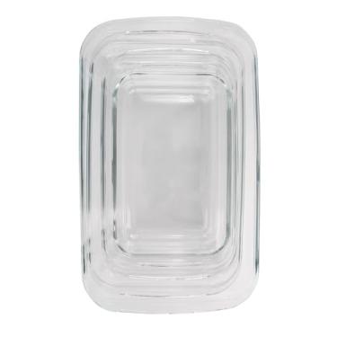 Imagem de Kit C/ 4 Assadeiras Em Vidro Refratário Pode Levar Ao Forno