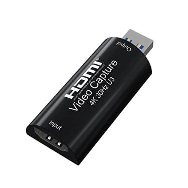 Imagem de Placa de captura de vídeo HDMI 4K, BIFALE (saída completa 1080p 60FPS) USB 3.0 cartão de captura de jogos para jogos, gravação ou transmissão ao vivo e muito mais