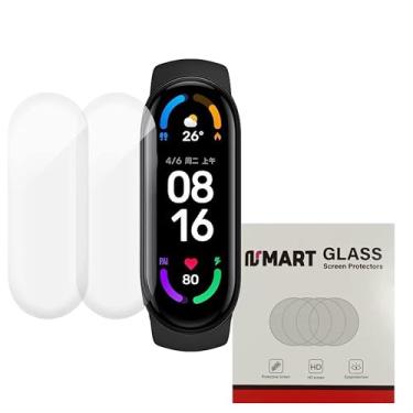 Imagem de Kit 2 Películas nsmart_store Compatíveis com MI BAND 4 / MI BAND 5 / MI BAND 6 / MI BAND 7 / MI BAND 8 - Nandos_Store (Silicone, MI BAND 6)