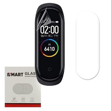Imagem de Kit 2 Películas nsmart_store Compatíveis com MI BAND 4 / MI BAND 5 / MI BAND 6 / MI BAND 7 / MI BAND 8 - Nandos_Store (Silicone, MI BAND 4)