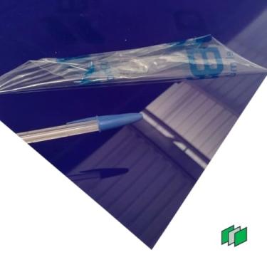 Imagem de Placa Chapa Acrílico Azul Marinho 2mm (50cm x 50cm)