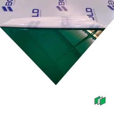 Imagem de Placa Chapa de Acrílico Verde 2mm (60cm x 40cm)