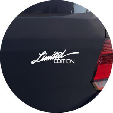 Imagem de Adesivo de Carro Limited Edition Tuning - Cor Branco - Melhor Adesivo,